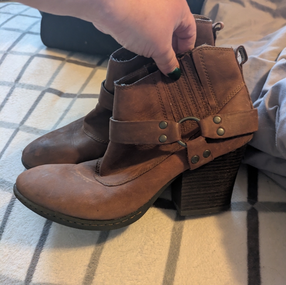 Boc Rustic Brown Ankle Booties - image 4